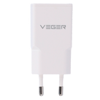 VEGER VG-30W1A1C - VEGER - Cargador USB QC3.0 / PD3.0 - Potencia 30W - Carga 2 dispositivos a la vez - Salidas USB-A, USB-C - Color blanco - imagen 2