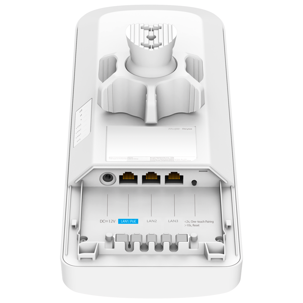 REYEE RG-EST450G - Reyee Wireless bridge hasta 867Mpbs - Enlace inalámbrico de hasta 5 km - Frecuencia 5.15 GHz 5.85 GHz - Protocolo Propietario basado en TDMA - IP55, apto para exteriores - Estación Base de 1:16 (Hasta 16 CPE) - imagen 2