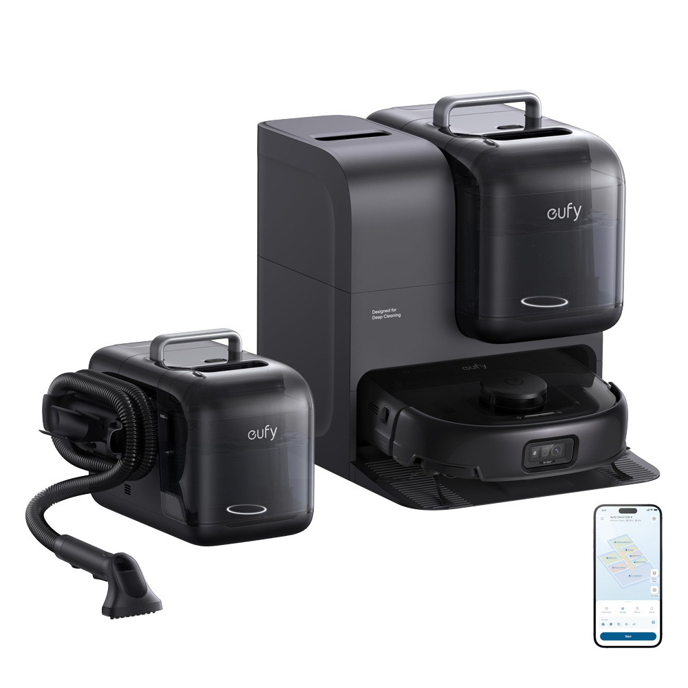 EUFY-ROBOT-VACUUM-OMNI-E28 - Robot Aspirador Eufy E28 - Potencia extrema con succión turbo de 22.000 Pa. - Limpieza constante de mopa con sistema HydroJet - Estación todo en uno para autovaciado automático - Navegación precisa LiDAR mediante sistema AI Se - imagen 2