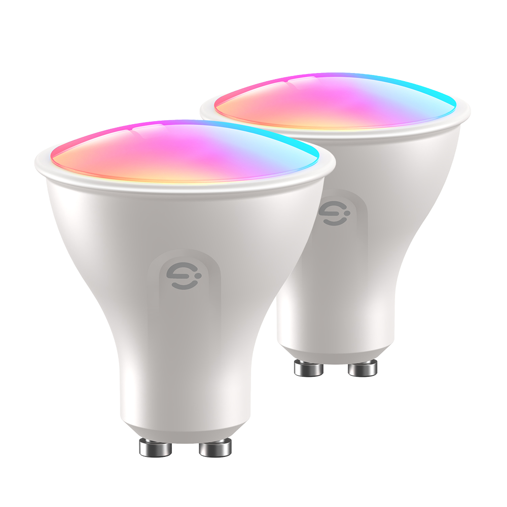 GOVEE GV-BULB-H600D-GU10-2P - Bombilla inteligente GU10 Govee - Wi-Fi 2.4 GHz + Bluetooth - Color segmentado + Blanco cálido/frío - Intensidad 400 lúmenes - Matter / Homekit / Alexa / Google Home - Para interior - imagen 2