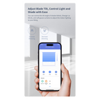 AQARA AQ-CD-M03D - Aqara Control de Cortinas Enrollables T1S - Automatización interna para tubos de estor - Motor de funcionamiento silencioso - Zigbee / Matter - Soporta AC220V - 230V - Compatible con Apple Homekit / Alexa y Google - imagen 2
