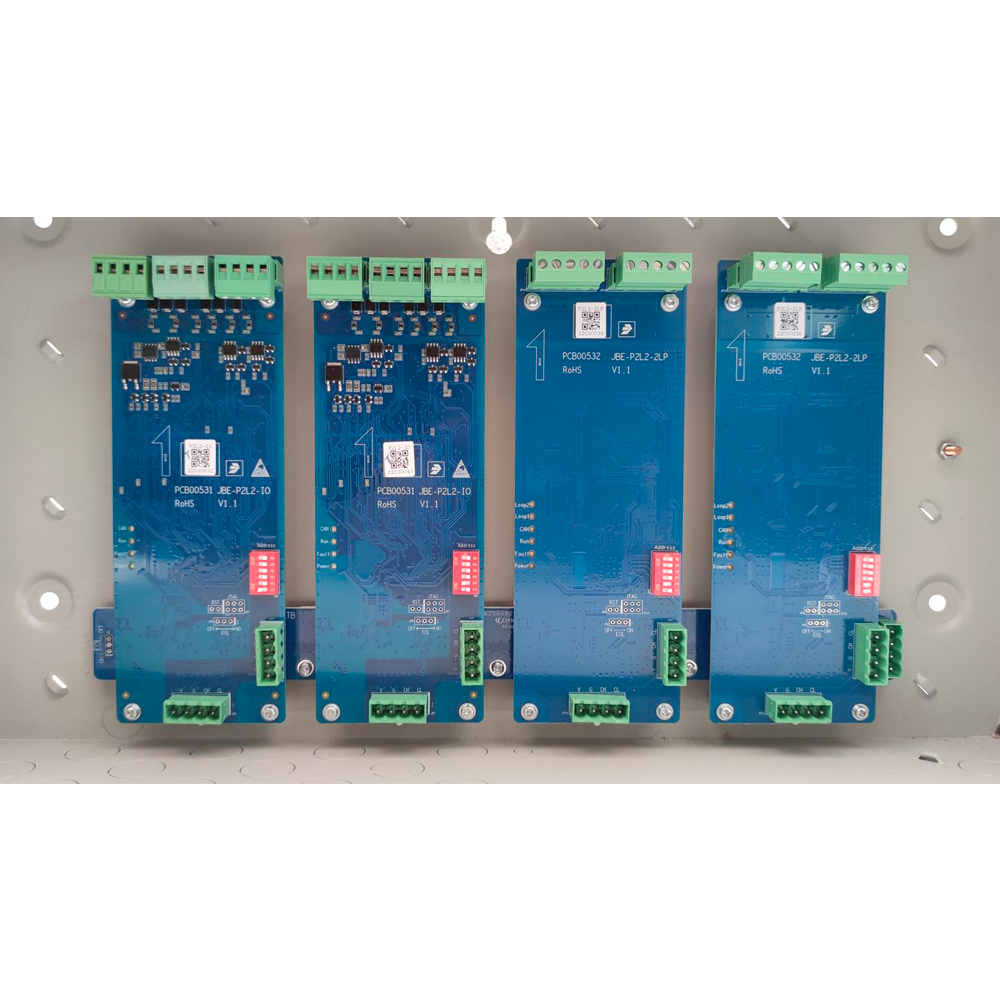 JADE BIRD JBE-EXP - Cabina de expansión externa Jade Bird - Capacidad de 4 tarjetas expansoras - Permite ampliar JBE-P2L1.4LE hasta 8 lazos - Hasta 3 tarjetas JBE-P2L2-2LP o 4 JBE-P2L2-IO - imagen 2