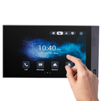 AKUVOX AK-S562W-S - Monitor Linux para videoportero - Pantalla IPS de 7" | Montaje en superficie - Audio bidireccional Crystal Clear | Easy UI - TCP/IP, PoE, WiFi, SIP estándar - Mantenimiento a través de Cloud - Conexión de monitor y placas a través - imagen 2