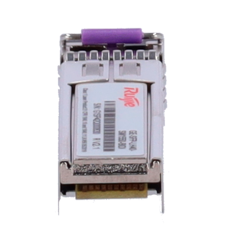 RUIJIE ENTERPRISE RG-GE-SFP-LH40-SM1550-BIDI - Módulo transceptor SFP BiDi de Ruijie - Estándar Ethernet 1000Base-LH - Conector de tipo LC Simplex bidireccional - Distancia operativa de hasta 40Km - Longitud de onda dual Tx1550nm y Rx1310nm - Tasa de velo - imagen 2