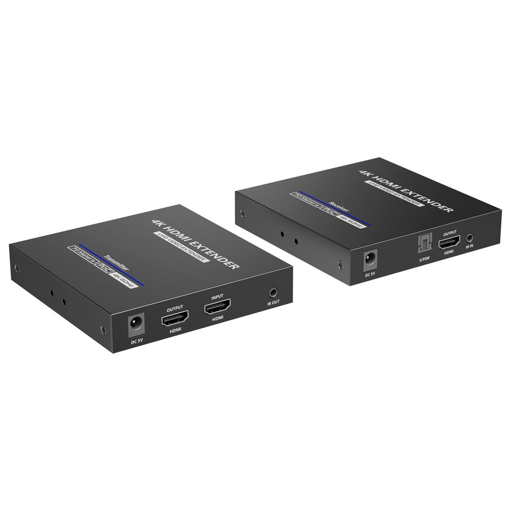 LENKENG HDMI-EXT-4K60 - Extensor de señal HDMI - Alcance 70 m - Resolución 4K - Permite conexiones 1:1 - HDMI Loop out - POC - Alimentación por cable - imagen 2