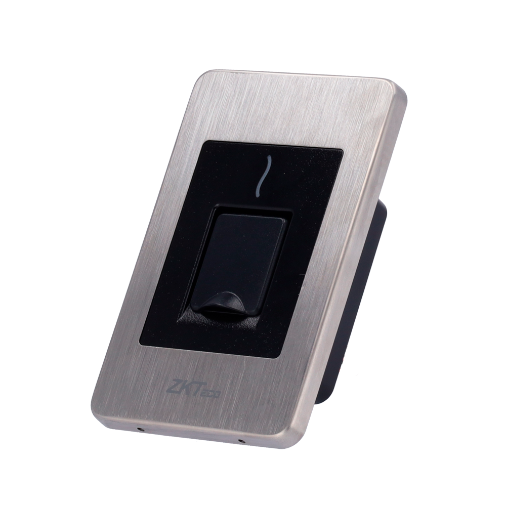 ZKTECO ZK-FR1500S-WP-MF - Lector de acceso - Acceso por huella Silk ID y tarjeta MF - Indicador LED y acústico - RS485 - Compatible con ZK-INBIO PRO - Apto para exterior IP65 | Encastrado - imagen 2