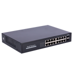 MARCA BLANCA SW1816POE-GF-250-E - Switch PoE - 16 puertos RJ45 + 2 SFP Uplink - 16x 10/100/1000Mbps + 2x 10/100/1000Mbps - 16 Puertos PoE 802.3af/at hasta 30W por puerto - Potencia PoE total 250W - Enrackable - imagen 2