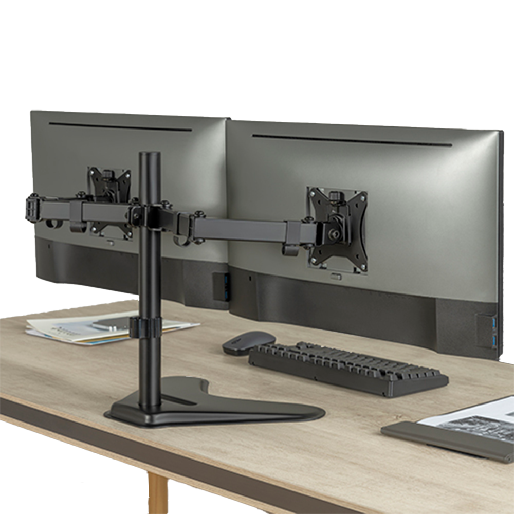 BRATECK LUMI LDT66-T024 - Brazo para dos monitores - Instalación en mesa - Peso soportado 9 Kg/Brazo - imagen 2