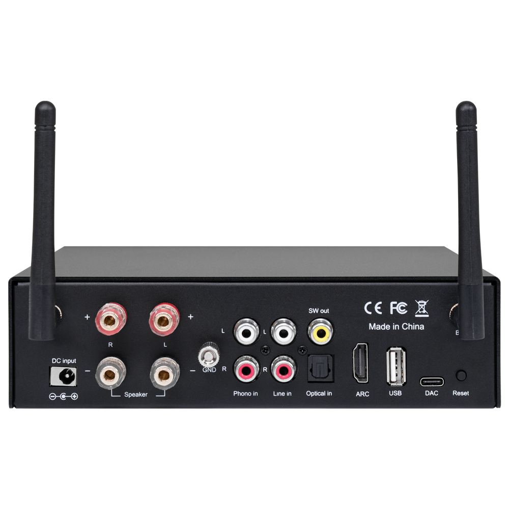 DSPPA-MINI502 - Amplificador reproductor - 2 x 50W - Conexión Bluetooth dual - Reproducción USB - Ajustes para ecualización - Mando a distancia - imagen 2