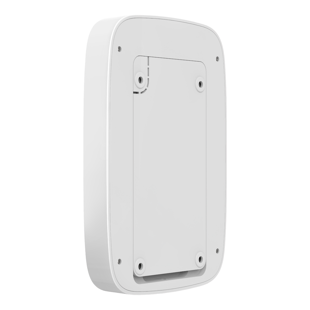 AJAX AJ-KEYPADPLUS-W - Teclado independiente con lector RFID - Grado 2 - Inalámbrico 868 MHz Jeweller - Armado, armado parcial, desarmado y emergencia - Códigos personales, generales y de invitado - Botón de pánico integrado - Hasta 3.5 años de vida útil - imagen 2