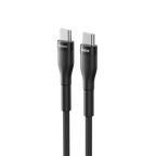 VEGER VG-CC03 - Veger - Cable USB 2.0 para cualquier dispositivo - USB-C a USB-C - Cubierta de metal, Nylon trenzado - Carga rápida PD 240W | 480Mbps - Longitud 1.5m | Color negro - imagen 2