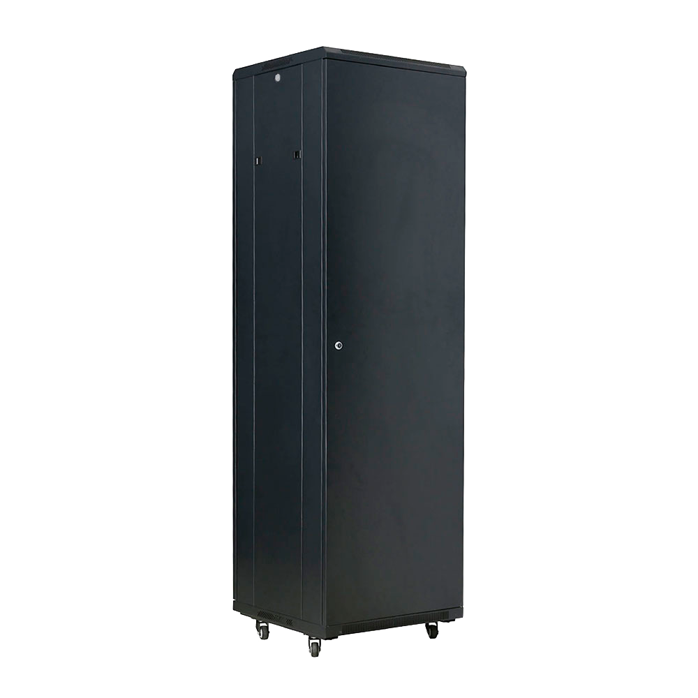 MARCA BLANCA RACK-42UFN - Armario rack para cualquier equipo de red - Capacidad para instalar dispositivos de hasta 42U - Soporta cargas muy pesadas de hasta 800 kg - Con ventilación integrada y pasacables limpios - Trae 2 ventiladores, 2 bandejas y regle - imagen 2