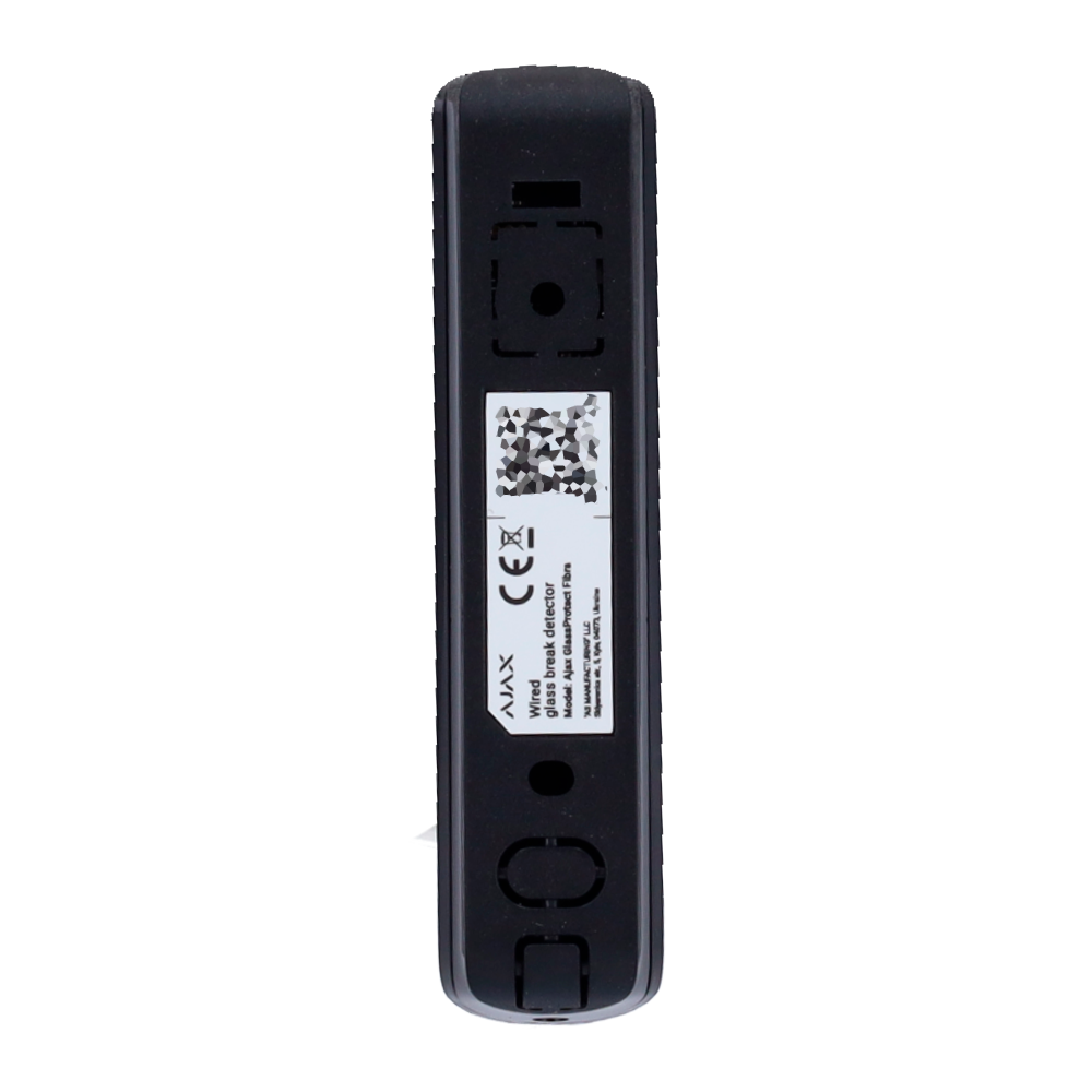 AJAX FIBRA-GLASSPROTECT-B - Detector de rotura de cristal - Grado 2 - Protocolo Fibra - Rango de detección 9 m - Sensibilidad ajustable - Indicador LED - 1 entrada adicional para sensor cableado NC - imagen 2