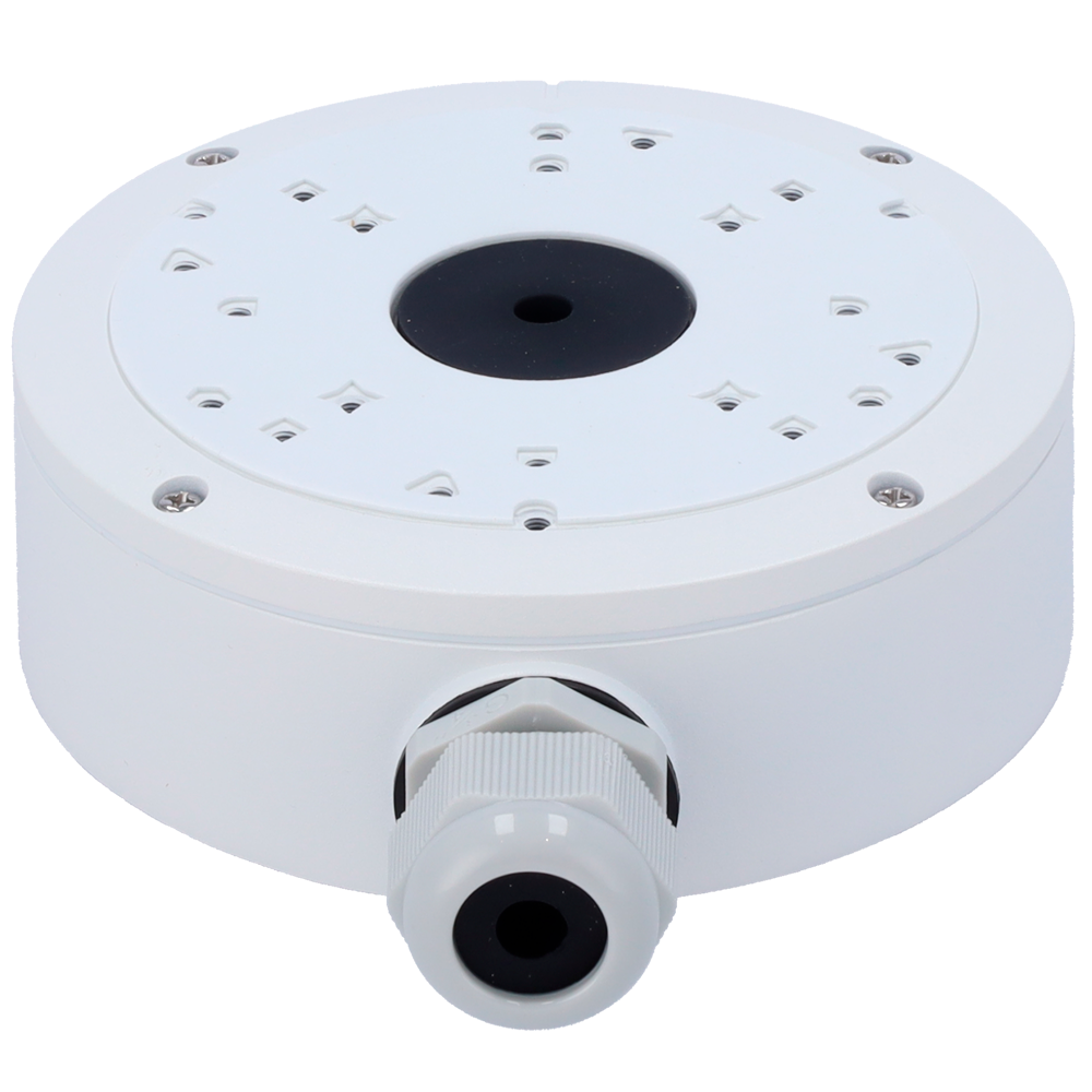 SAFIRE SMART SF-JBOX-0302 - Caja de conexiones Safire Smart - Para cámaras domo - Apto para uso exterior IP66 - Instalación en techo o pared - 50 (Al) x 139.3 (Ø) x 171.6 (Fo) mm - Pasador de cables - imagen 2
