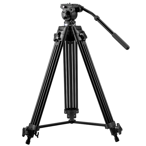 MARCA BLANCA TRIPOD-2M - Trípode Profesional - Extensible hasta 189cm - Apto para uso en exterior - Color negro - Compatible con Cámaras termográficas y DS-2909ZJ - Barra de estabilización central - imagen 2