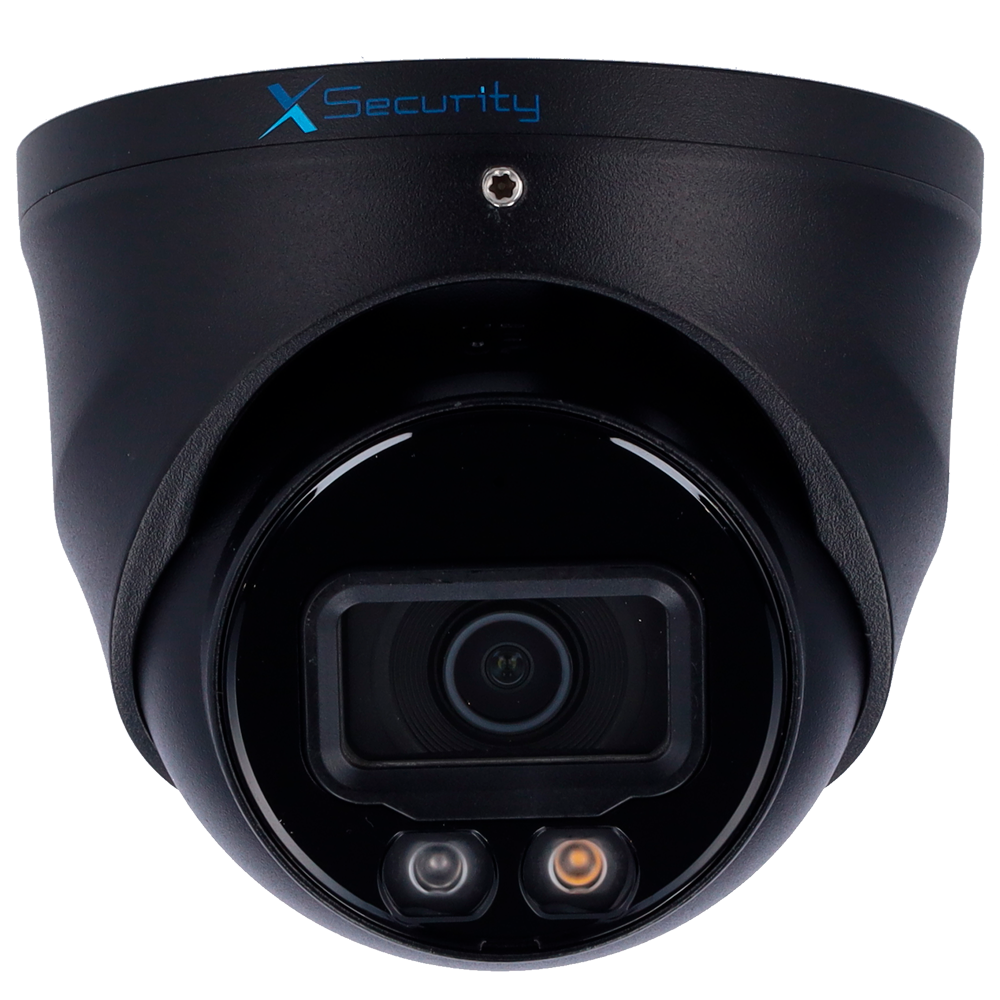 X-SECURITY XS-IPT981A-6P-DL-WIZ-BLACK - X-Security Cámara IP Turret - 6 Megapíxel (3288x1850) - Lente 2.8mm | - WDR 120 dB | Dual Light alcance 30 m - WizSense, con clasificación de humano y vehículo - MicroSD | IP67 | PoE | SMD Plus - imagen 2