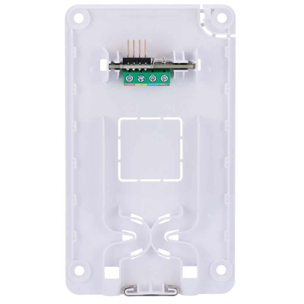 AJAX FIBRA-BRACKETKP-W - Soporte para teclado cableado - Compatible con FIBRA-KEYPAD-W - Incluye terminales de conexión - Instalación sencilla - Plástico ABS - Color blanco - imagen 2