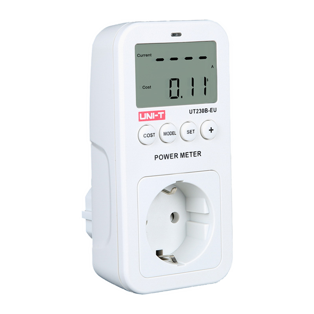 UNI-T UT230B-EU - Medidor de consumo eléctrico - Permite conocer todos los valores electricos - Cálculo de cosrte por consumo - Medidor de CO2 integrado - Almacenamiento de datos - Conectir Schuko - imagen 2