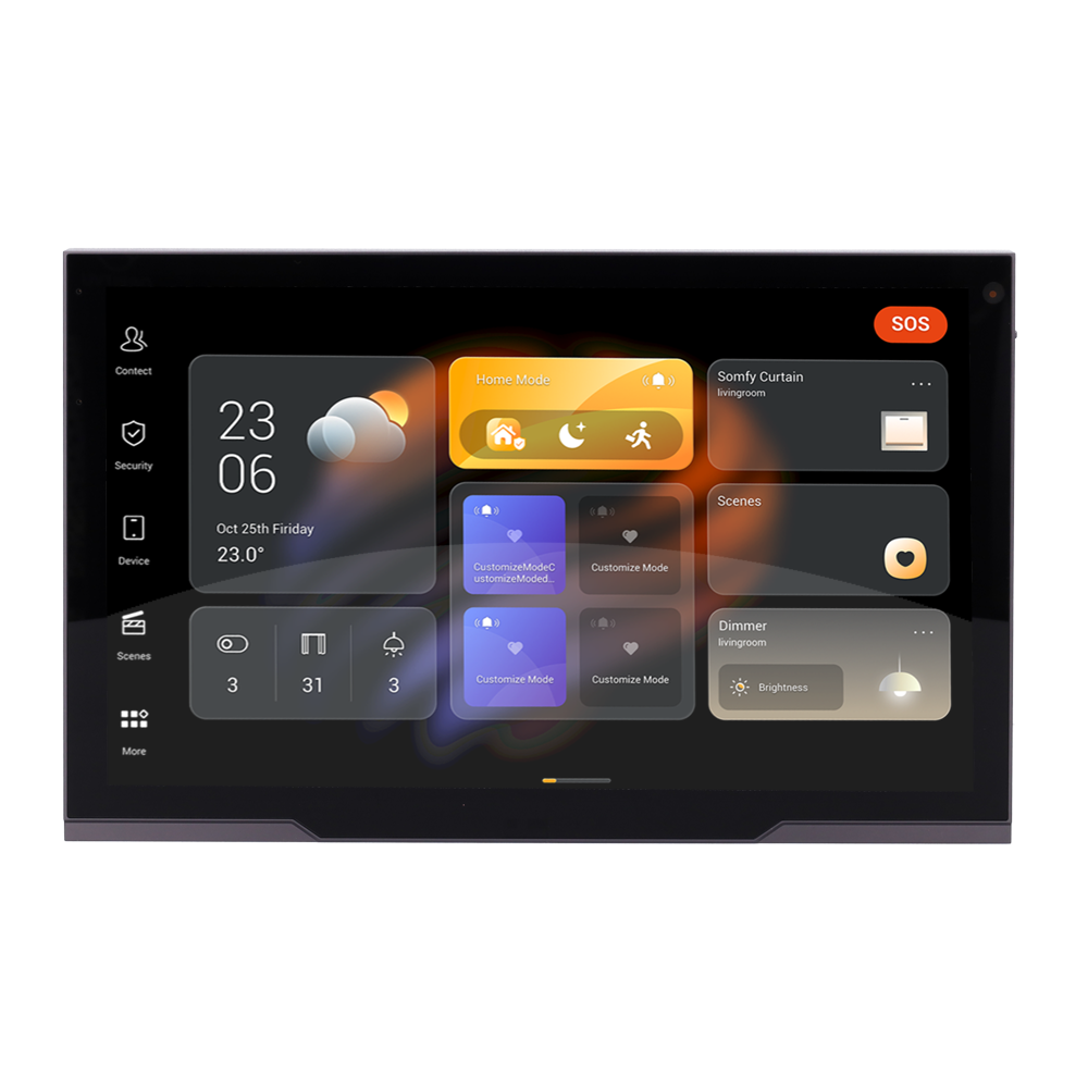 AKUVOX AK-PHX1-POE-ST - Monitor Android 12.0 para domótica - Pantalla TFT de 12" | Aplicaciones de terceros - Audio bidireccional | Monitor de videoportero - TCP/IP, PoE, WiFi, Bluetooth, ZigBee, SIP - Sensores ambientales | 2 relés - Conexión a trav - imagen 2