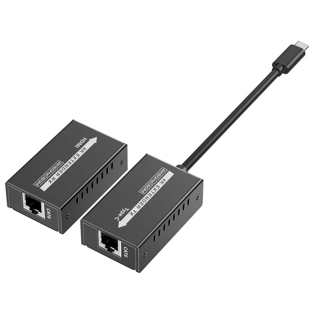 LENKENG HDMI-EXT-4K120-USBC - Extensor de señal video USBC - Alcance 25 m - Resolución 4K - Permite conexiones 1:1 - 25 m / 4K@120 Hz - imagen 2