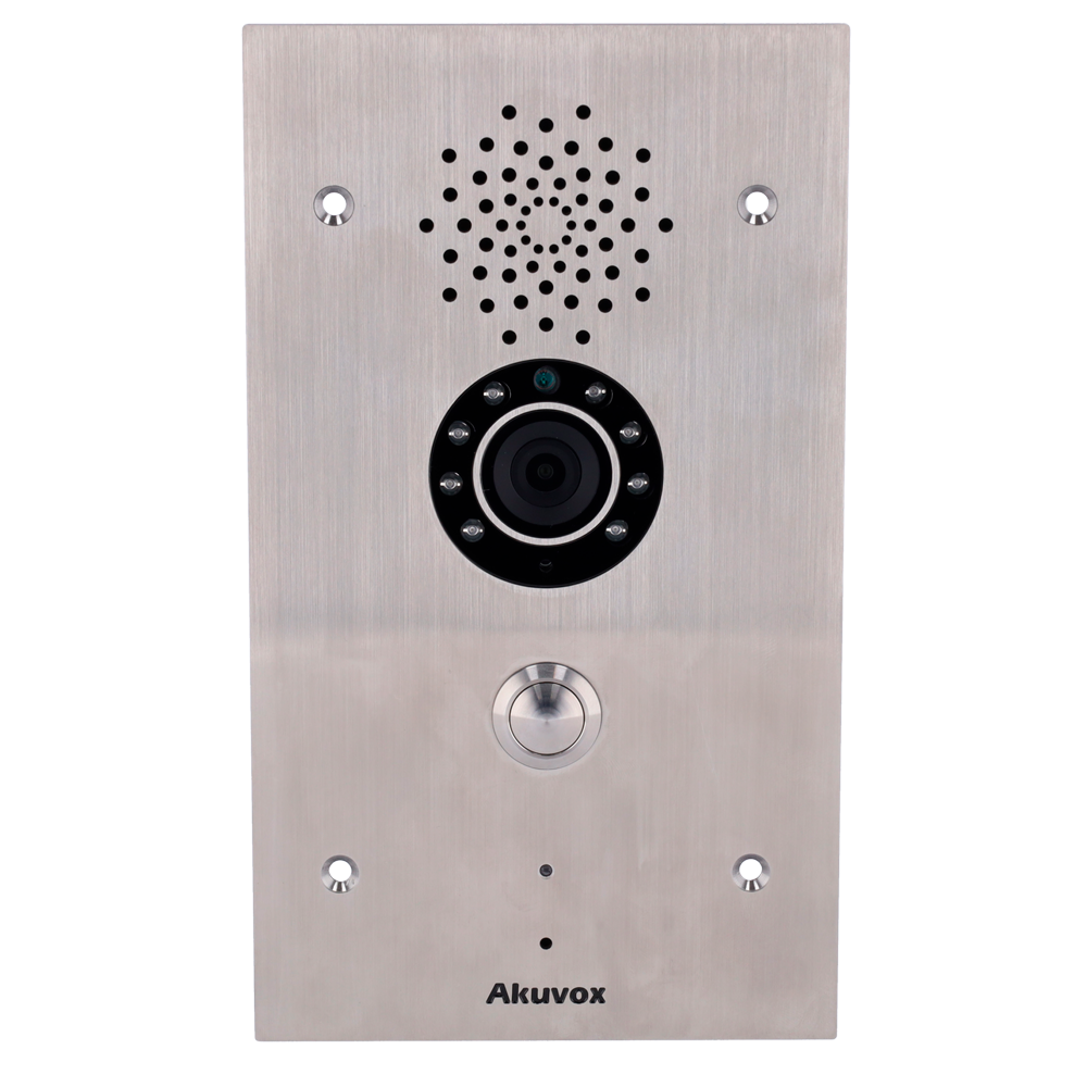 AKUVOX AK-E21V - Videoportero IP antivandálico IK10 - Cámara 2 Mpx | Audio bidireccional - 2 relés | PoE, SIP estándar - Interfono de emergencia - Mantenimiento Cloud - Conexión de monitor y placas a través de Cloud - imagen 2