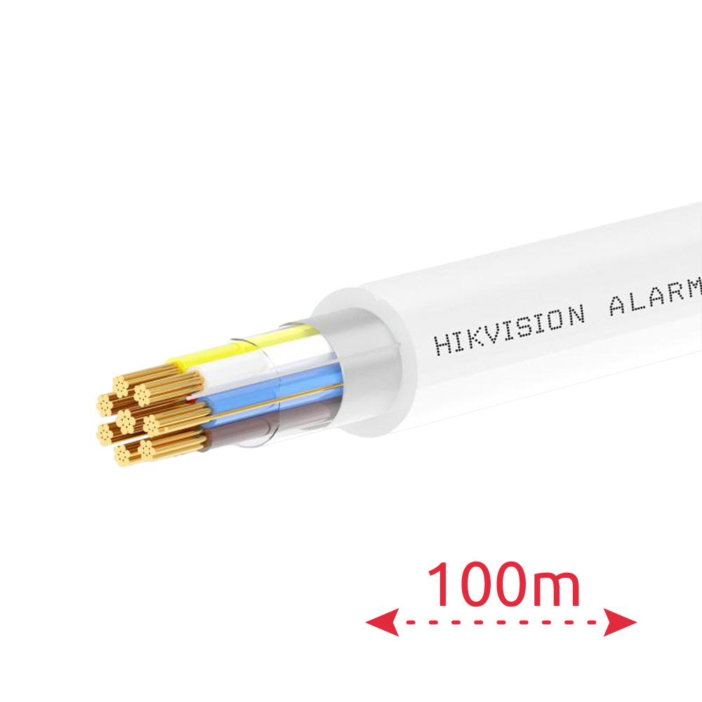 HIKVISION DS-1AC2C4APL1 White 100m - 4 conductores de señal + 2 de alimentación - Conductor Cobre electrolítico flexible - Pantalla Aluminio poliéster+drenaje CuSn - Rollo de 100 metros - Certificado CPR Eca - Bajas pérdidas - imagen 2
