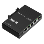 TELTONIKA TK-TSW010 - Teltonika Switch No gestionable Industrial - 5 puertos Ethernet RJ45 Fast Ethernet - Rugerizado Carcasa Aluminio - Plug and Play - Alimentación DC 9 a 30V - Led de Estado - imagen 2