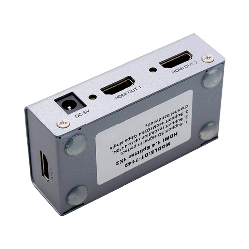 MARCA BLANCA HDMI-SPLITTER-2-4K - Splitter de señal HDMI - Permite 1:2 - Resolución 4K - imagen 2