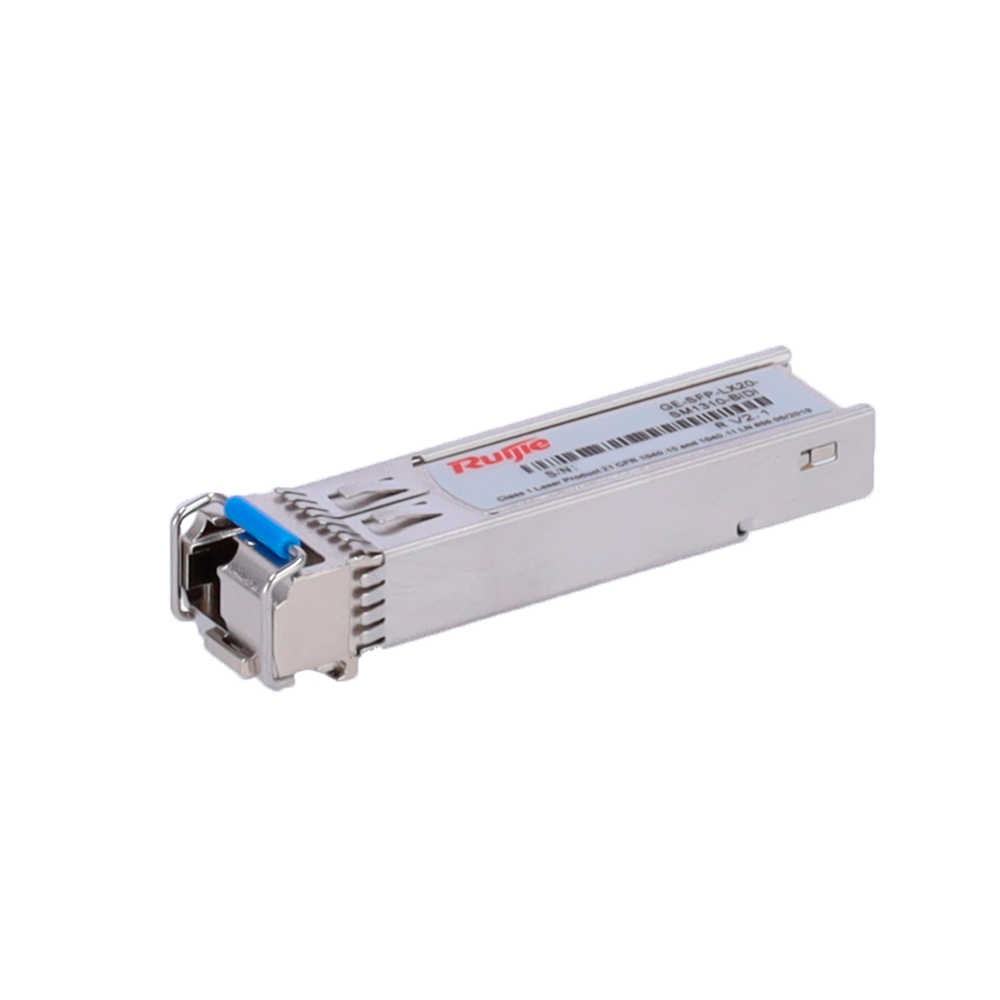 RUIJIE ENTERPRISE RG-GE-SFP-LX20-SM1310-BIDI - Módulo transceptor SFP BiDi de Ruijie - Estándar Ethernet 1000Base-LX - Conector de tipo LC Simplex bidireccional - Distancia operativa de hasta 20Km - Longitud de onda dual Tx1310nm y Rx1550nm - Tasa de velo - imagen 2