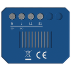 AKUVOX AK-ZBMD-C1-R1 - Relé inteligente de 1 línea - ZigBee 3.0 - Carga máxima 16 A - Alimentación 100-250 AC / 24-30 DC - Temporizador y calendario - Compatible con APP BelaHome - imagen 2