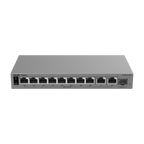 REYEE RG-ES211GS-P - Ruijie Reyee Cloud Managed L2 Switch - 10 puertos Gigabit RJ45 y 1 ranura SFP - 8 puertos con inyección PoE+ (Presupuesto 120W) - Suministro PoE continuo y Watchdog inteligente - Chasis metálico de escritorio sin ventilador - Protecci - imagen 2