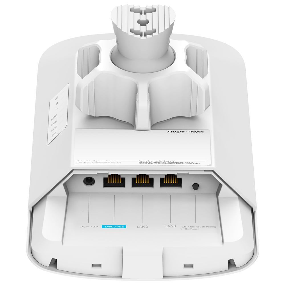 REYEE RG-EST350G - Reyee Wireless bridge hasta 867Mpbs - Enlace inalámbrico de hasta 5 km - Frecuencia 5.15 GHz 5.85 GHz - Protocolo Propietario basado en TDMA - IP55, apto para exteriores - 2 unidades emparejadas - imagen 2