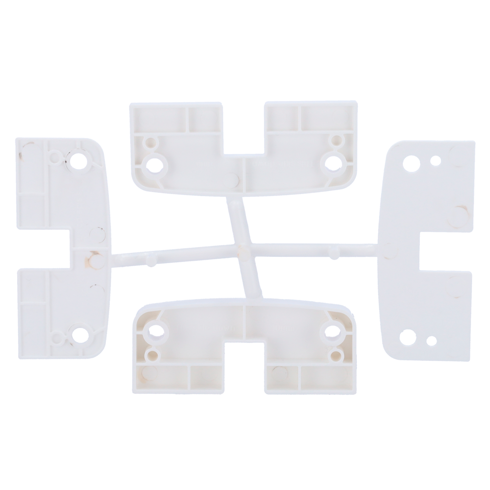 WATCHMANDOOR WM-BOLT-BRACKET-W - Soporte para cerrojo inteligente - Compatible con WM-BOLT-W y WM-BOLT-WIFI-W - Apto para ajustar la pieza del marco - Grosor: 1 mm / 2 mm / 5 mm / 10 mm - Soportes combinables - Color blanco - imagen 2