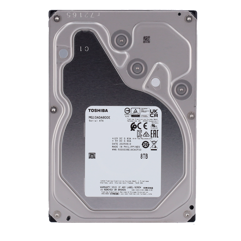 TOSHIBA HD8TB-T-AI - Disco duro Toshiba S300 AI MG10ADA800E-V - Capacidad 8 TB - Interfaz SATA 6 Gb/s - Diseñado para sistemas NVR con IA - Suelto o instalado en DVR - Soporta hasta 32 transmisiones de IA - imagen 2