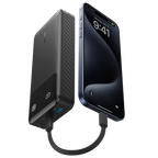 ANKER ANK-A1384-B - Anker Power bank con pantalla - Capacidad 20000mAh - Entradas 2x USB-C - Salidas 2x USB-C, USB-A - Carga 3 dispositivos a la vez - Carga rápida 30W - imagen 2