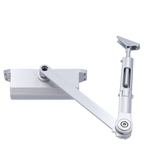 DORCAS DR-DC1-H-SILVER - Cierrapuertas de brazo articulado - Instalación de superficie y reversible - Apertura con fuerza reducida - Puertas entre 25~85 kg y 850~1100 mm - Velocidad ajustable - Apto para todo tipo de puertas - imagen 2