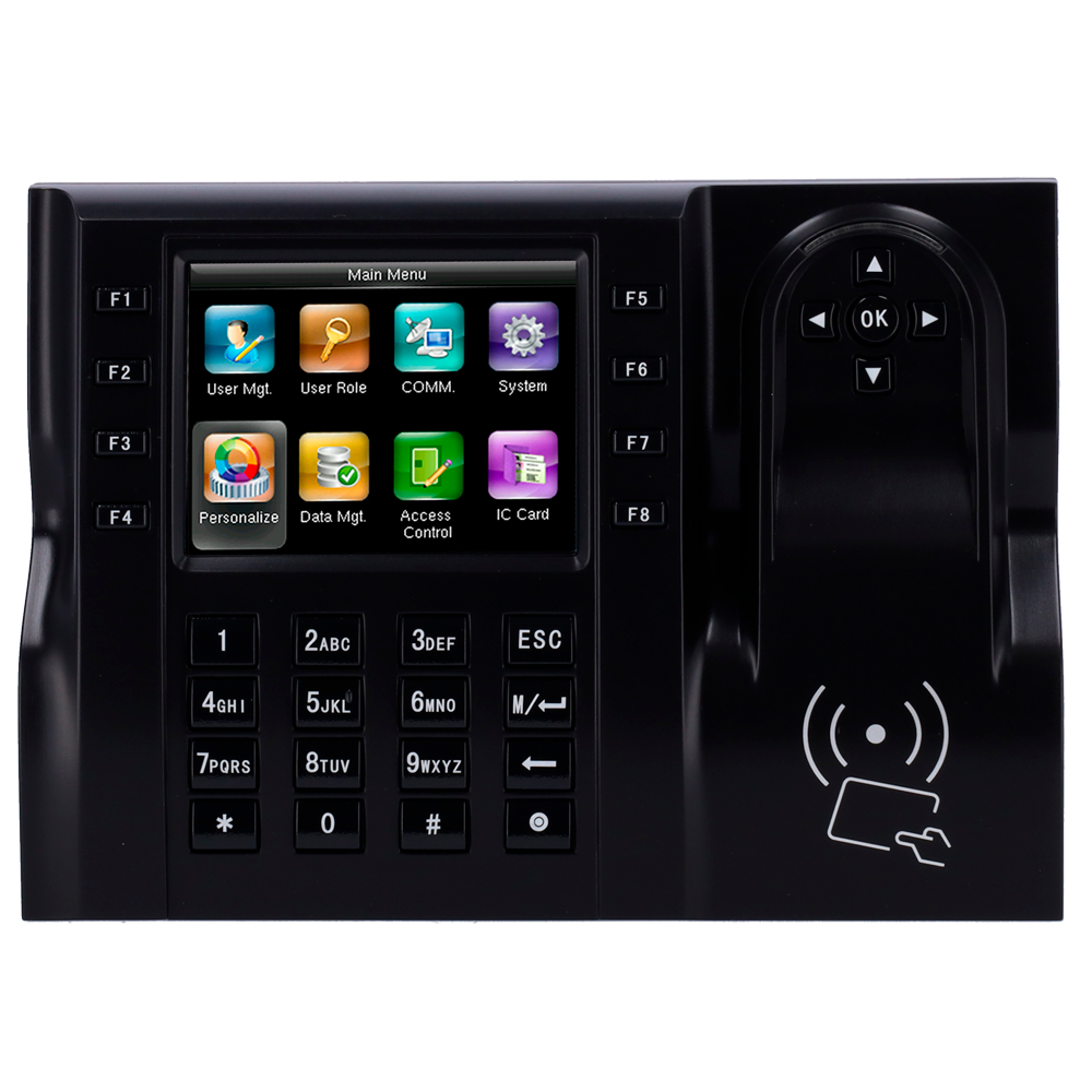 ZKTECO ZK-TA-ICLOCK-S560ZMM-12-W - Control de presencia - Tarjetas EM/MF y PIN - 10.000 tarjetas | 50.000 registros - 3.5" TFT | TCP/IP, WiFi, USB y teclas de función - Soft. Presencia: ZKBioTime 8 y GoTime Cloud - imagen 2
