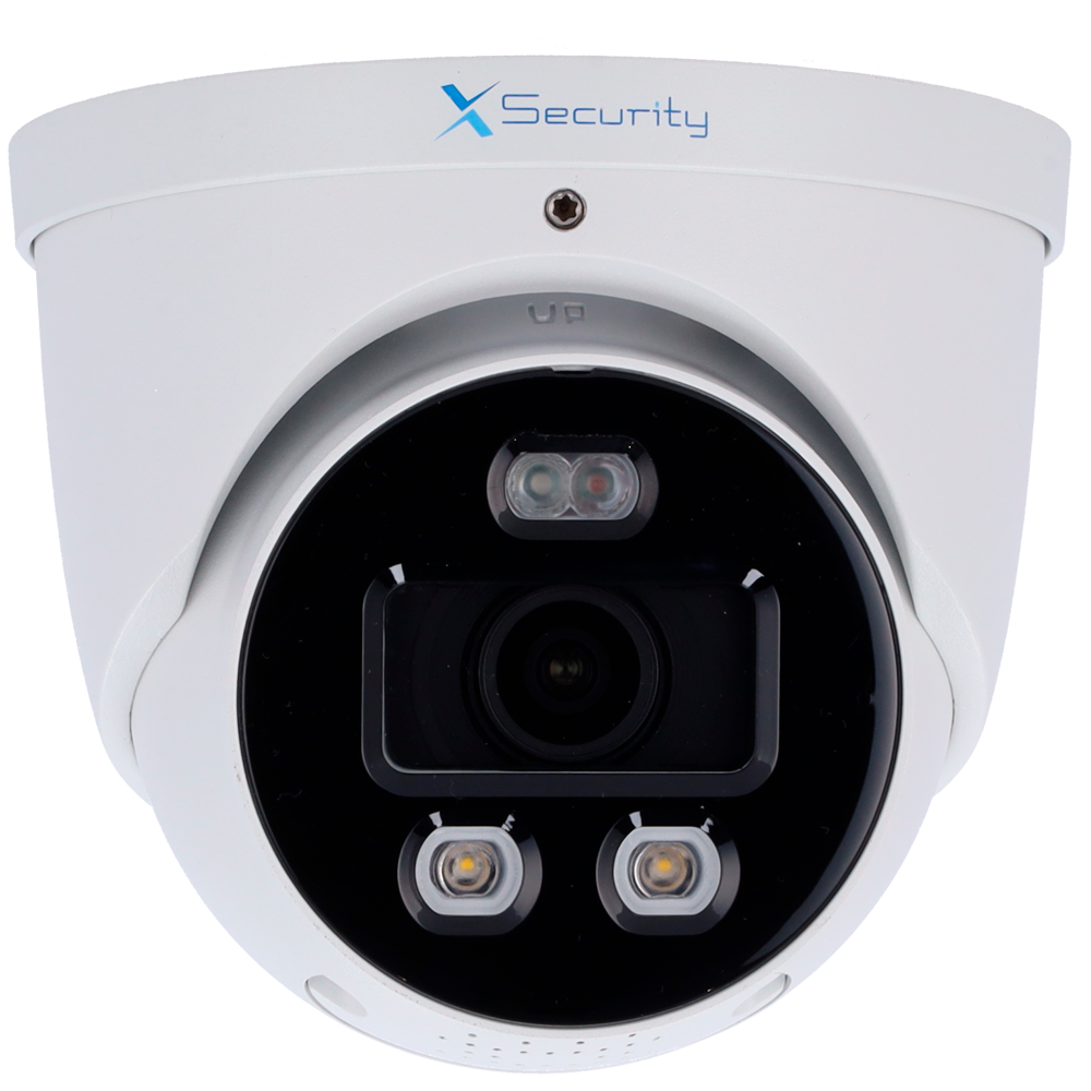X-SECURITY XS-IPT982CA-8U-WIZCOLOR-TIOC - X-Security Cámara IP Turret Wizcolor - 8 Megapíxel (3840x2160) | Sensor 1/1.8" CMOS - Lente 2.8mm | IR+Luz Blanca 30m - WDR 120dB | Micrófono integrado - WizSense, con clasificación de humano y vehículo - Mic - imagen 2