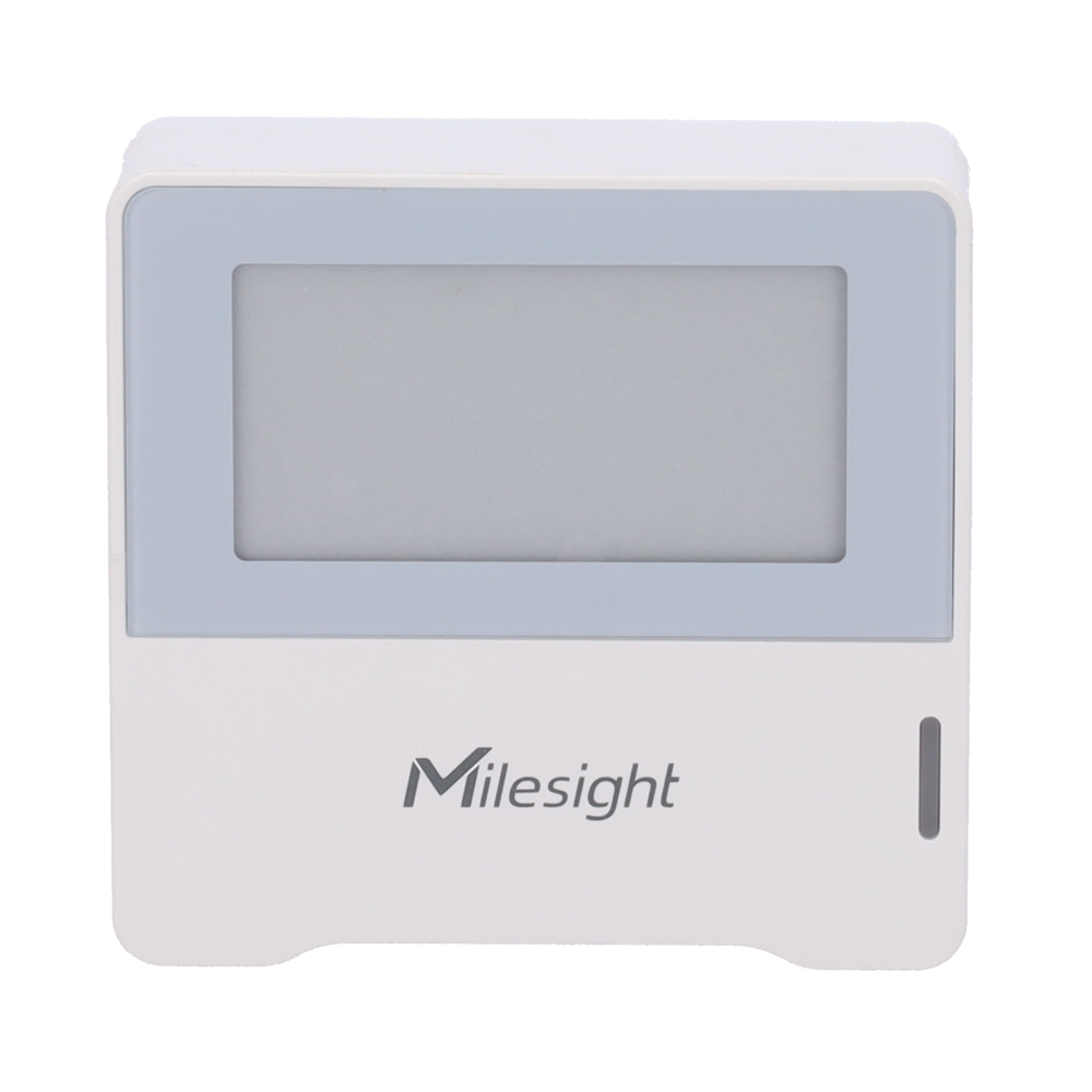 MILESIGHT MS-AM102-868M - Sensor Sensirion CMOSens de temperatura ±0,2 °C y humedad ±2 % - Pantalla e-ink 2,13" siempre visible sin consumo continuo - Más de 7 años de autonomía con 2 pilas de litio reemplazables - Almacenamiento local de 1.280 regis - imagen 2