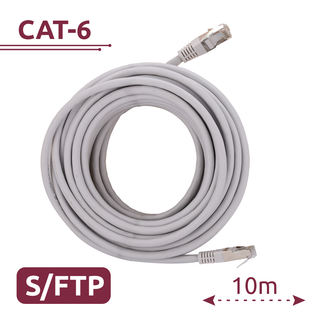 SAFIRE SFTP6A-H-10W - Cable SFTP - Ethernet - Conectores RJ45 - Categoría 6A - 10 m - Color blanco - imagen 2