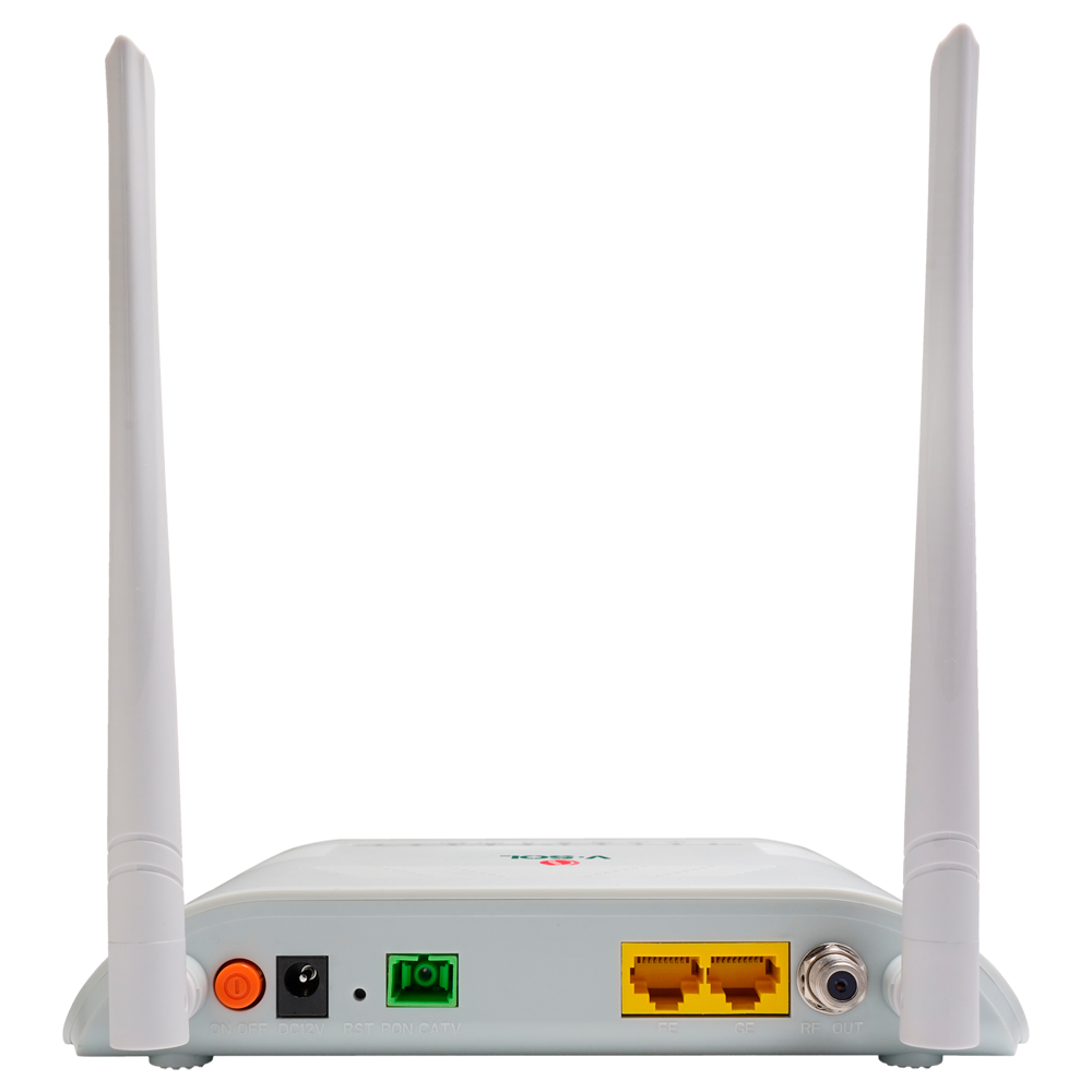 VSOL-V2802GWT - V-SOL Router ONT Wi-Fi 4 CATV - 1X PON 1x LAN RJ45 FE 1x LAN RJ45 GE 1x CATV - 802.11ac 2x2 doble banda 2.4GHz - Ideal para FTTH doméstico y empresarial - imagen 2