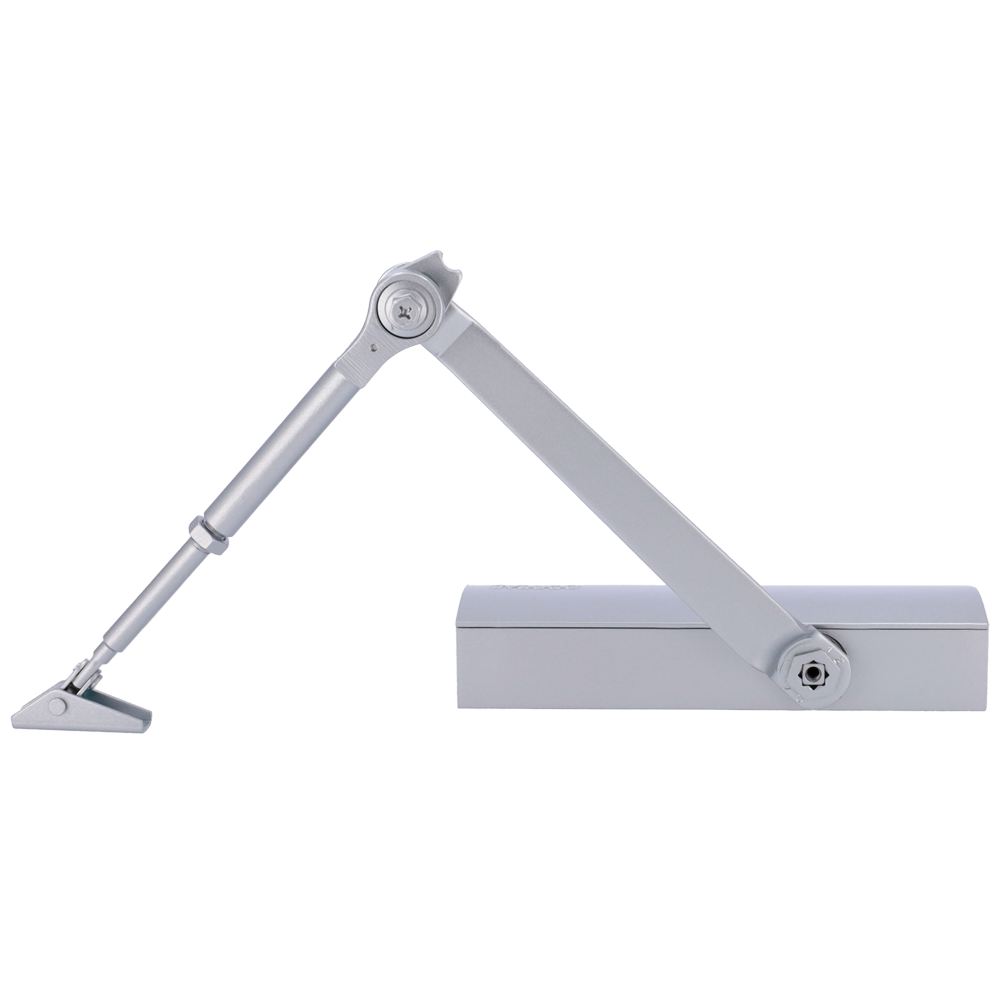 DORCAS DR-D-22194 - Cierrapuertas de brazo articulado - Instalación de superficie y reversible - Apertura con fuerza reducida - Puertas entre 25~100 kg y 850~1250 mm - Velocidad ajustable | Ajuste de fuerza preciso - Apto para todo tipo de puertas - imagen 2