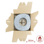 HIKVISION DS-1LN5E-S - Cable UTP categoría 5E Hikvision - Conductor OFC | 99,95% cobre - Aislamiento HDPE - Longitud 305m - Certificado Eca/UL CM - Color gris - imagen 2
