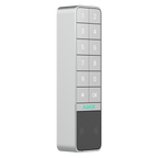 AJAX AJ-KEYPADOUTDOOR-W - Teclado para exterior IP66/IK08 con lector RFID - Armado/desarmado total o por grupos - Autenticación: códigos, lector RFID o Bluetooth - Indicación sonora y LED - Control de los escenarios de automatización - Certificado grado 2 - imagen 2
