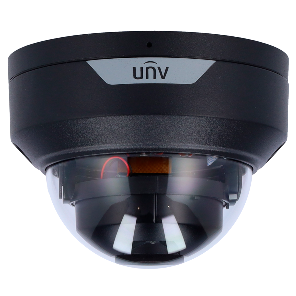 UNIVIEW UV-IPC322LB-AF28WK-G-BLACK - Cámara Domo IP Uniview gama Easy - Resolución 2 MPx (1920x1080) - Lente 2.8 mm | IR 30 m - Conexión Wi-Fi - IP67 | IK10 | MicroSD - Micrófono | Color negro - imagen 2