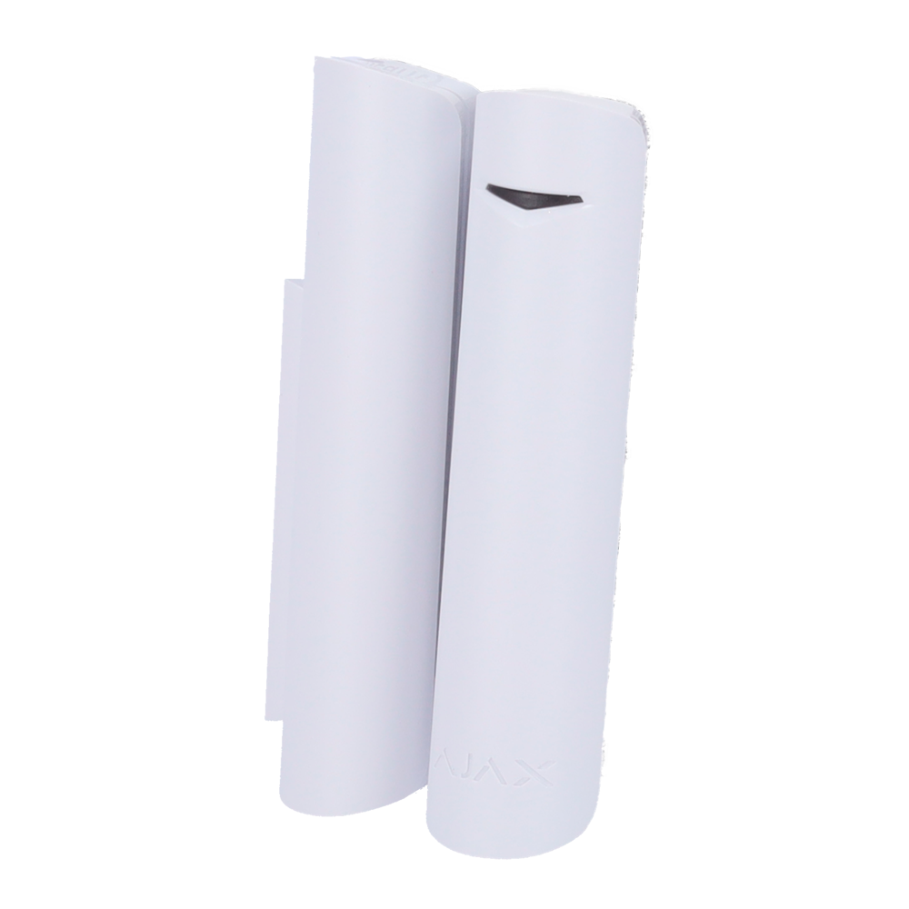 AJAX FIBRA-DOORPROTECTPLUS-W - Contacto magnético puerta/ventana - Grado 2 - Detector impacto e inclinación - Protocolo Fibra / Tornillo de fijación inferior - Soporte adaptado para fácil instalación - Entrada cableada auxiliar / Tamper antisabotaje - 2 r - imagen 2