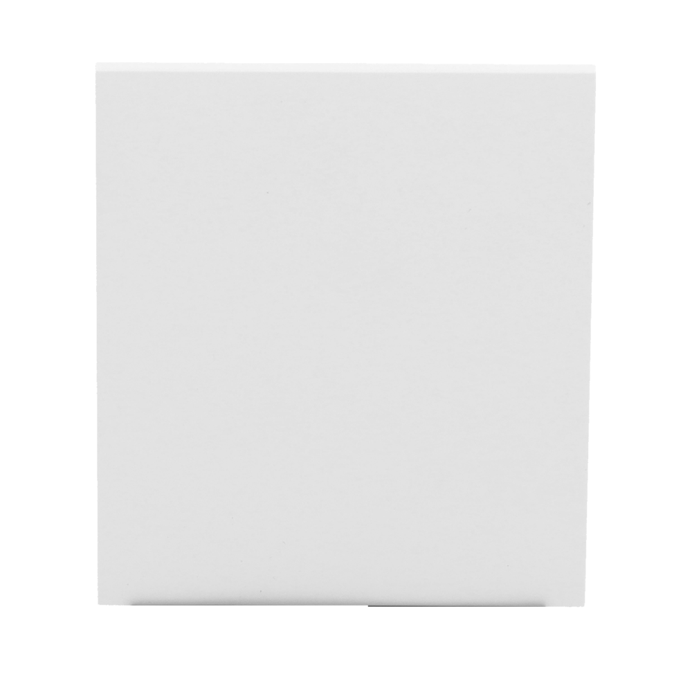AJAX AJ-CENTERBUTTON-1G2W-W - Panel táctil para interruptor de luz simple - Compatible con AJ-LIGHTCORE-1G / -2W - Retroiluminación LED - Panel táctil central sin contacto - Color blanco - Ajax - LightSwitch CenterButton - imagen 2