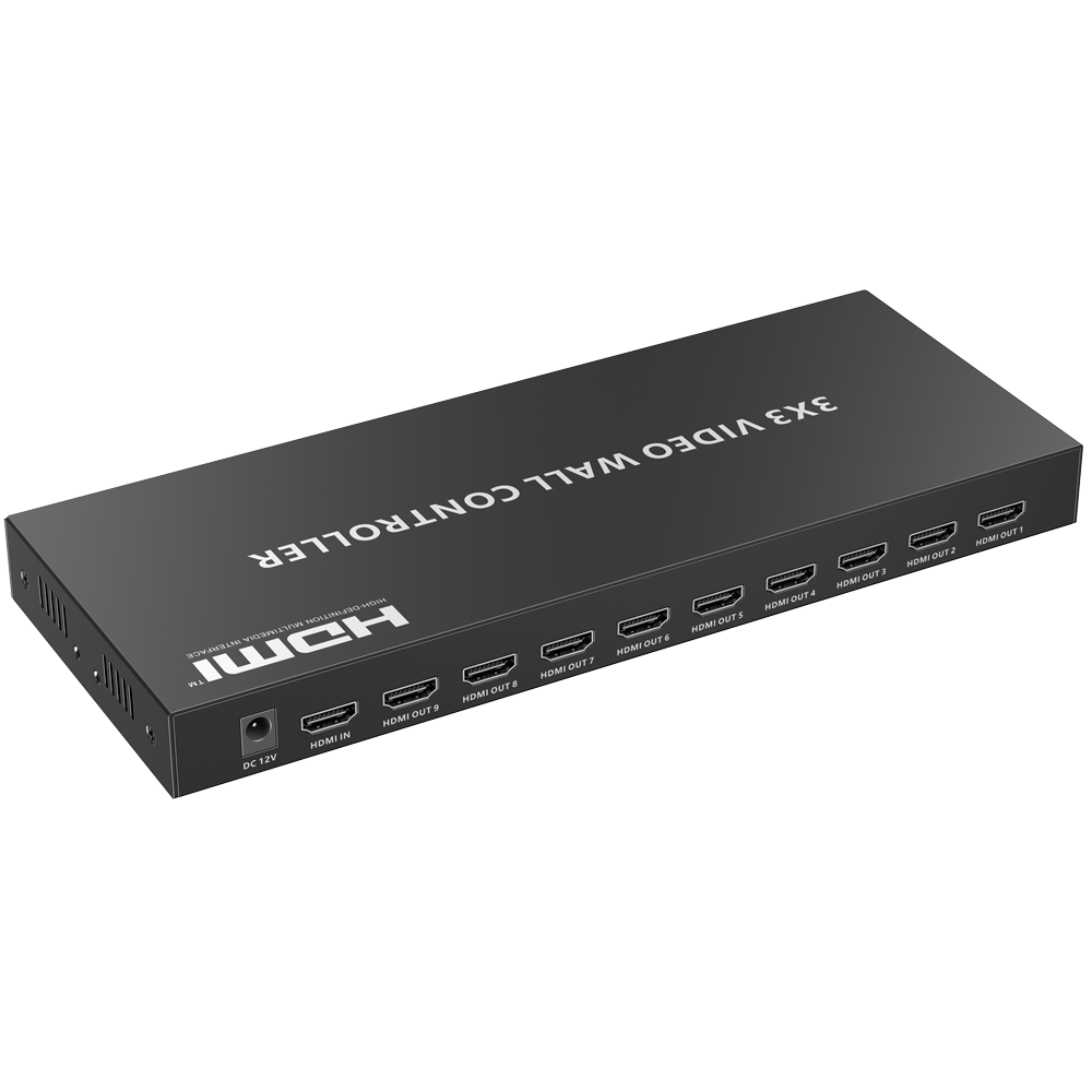 LENKENG HDMI-VW-9-4K - Electronica Videowall HDMI - Videowall 3x3 - Permite 1:9 - Resolución 4K - imagen 2