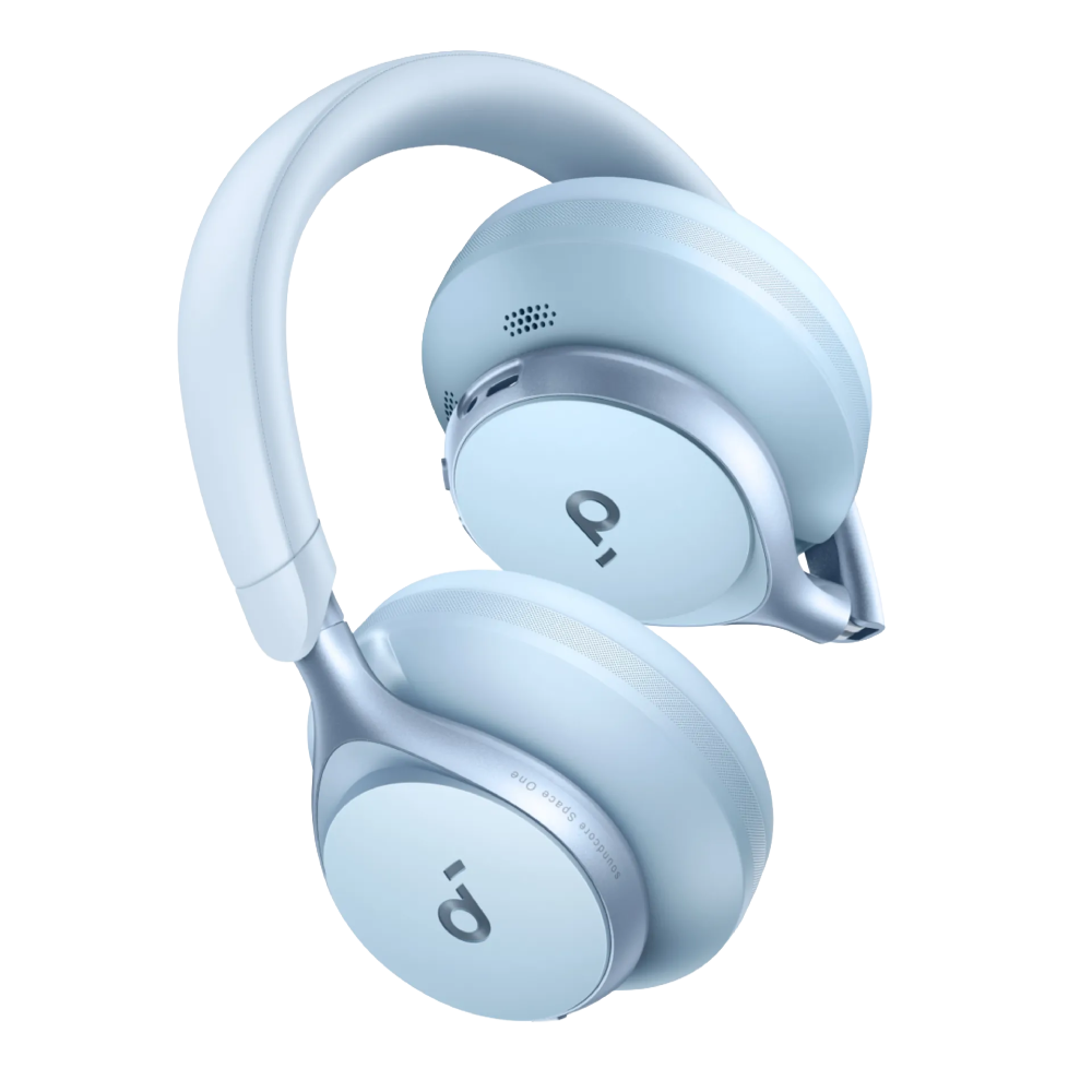 SOUNDCORE SNC-SPACE-ONE-BL - Auriculares Inalámbricos Soundcore by Anker - 55 horas de reproducción - Hasta 98% Reducción Ruido - Carga ultrarrápida - Personalización via la app Soundcore - Color azul - imagen 2