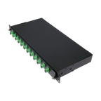 MARCA BLANCA PP-FIBER-12-SC-APC - Panel de parcheo 1U para rack de 19 pulgadas - Incluye 12 adaptadores SC simplex instalados - Pulido APC para baja pérdida de señal óptica - Bandeja de empalme interna integrada - Se suministra vacío, sin pigtails incluid - imagen 2